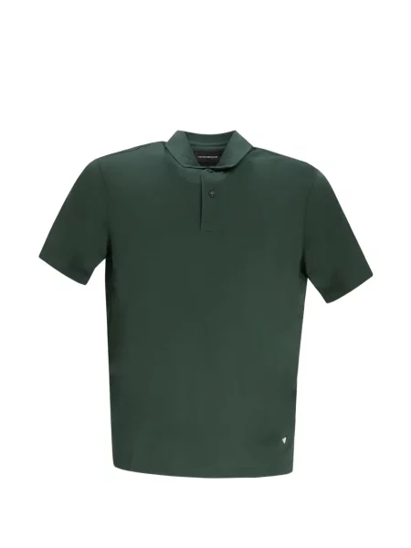 Scurt tricou polo Emporio Armani verde