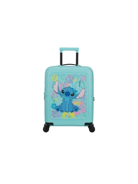 Walizka podróżna American Tourister Dashpop Disney 47 l stitch flower niebieska