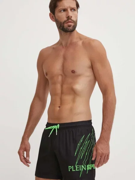 Pantaloni Plein Sport negru