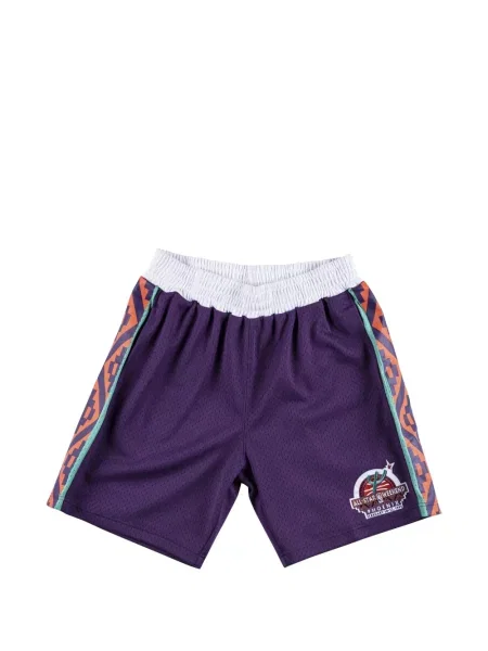 Pantaloni scurți Mitchell & Ness plasă violet