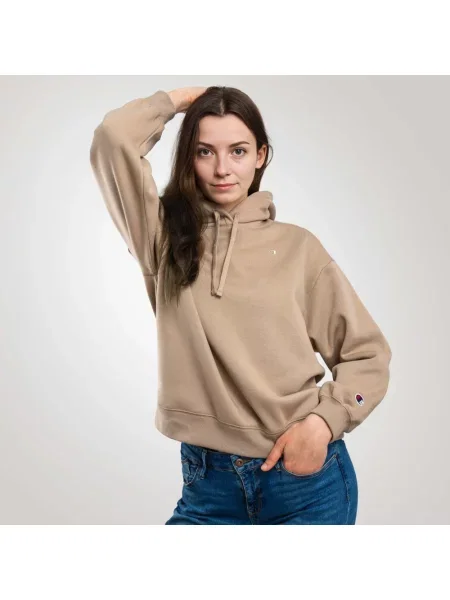 Bluza z kapturem Champion z kapturem beżowa
