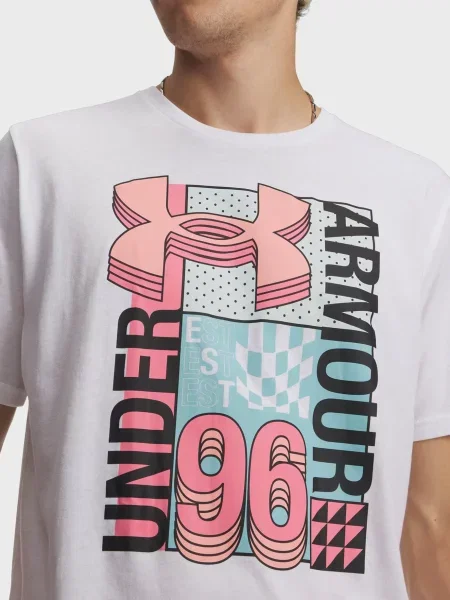 Футболка Under Armour з лого біла