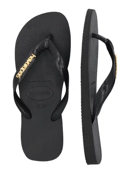 Top Havaianas s autogramom čierna