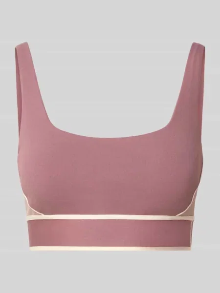 Biustonosz sport o kroju slim fit z detal z logo Fabletics