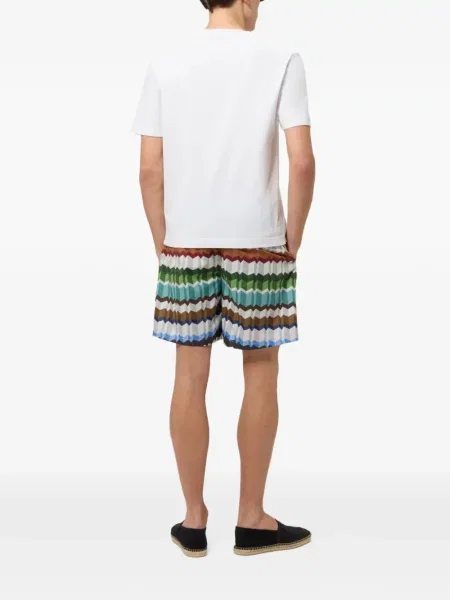 Tricou Missoni cu imagine alb