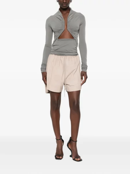 Кожени шорти Rick Owens
