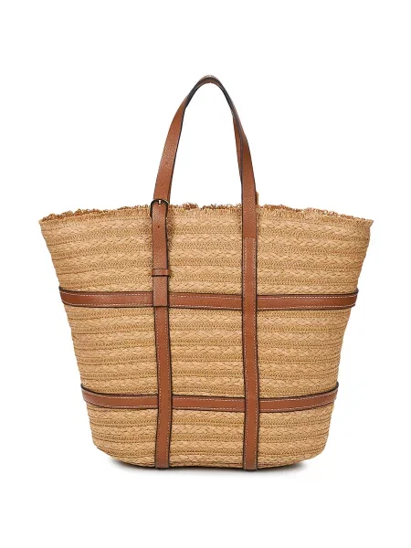 Geantă shopper Pieces bej
