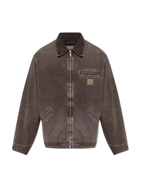 Lekka kurtka Carhartt Wip brązowa