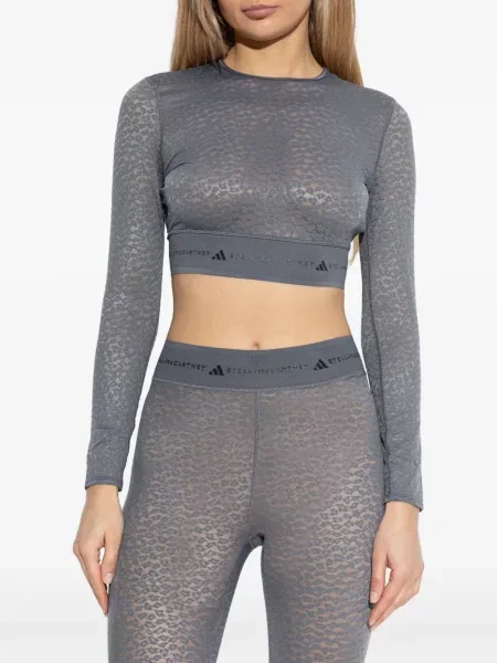 Τοπ Adidas By Stella Mccartney κομμένο γκρι