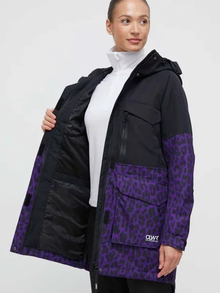 Colourwear rövid kabát Gritty lila