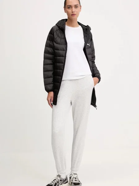 Пухова куртка Puma демісезонна чорний