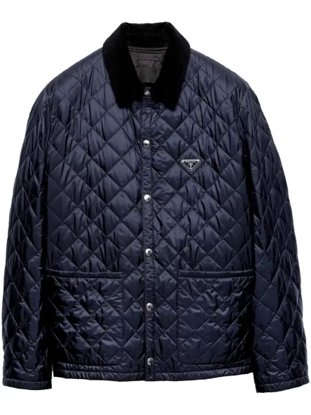 Prošívaná bunda Prada modrá