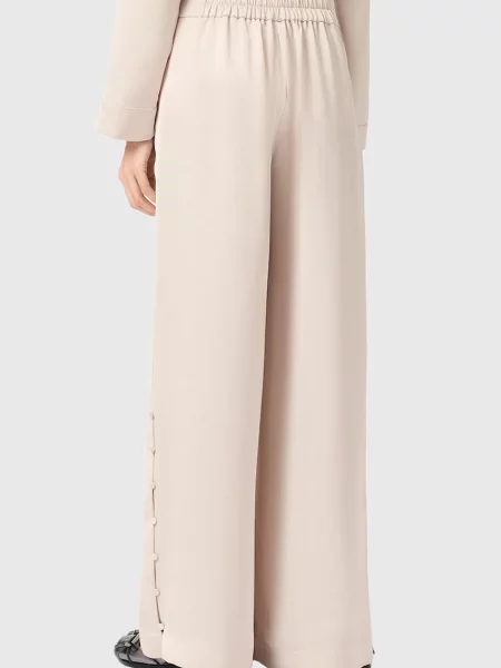 Широкие брюки Allsaints белые