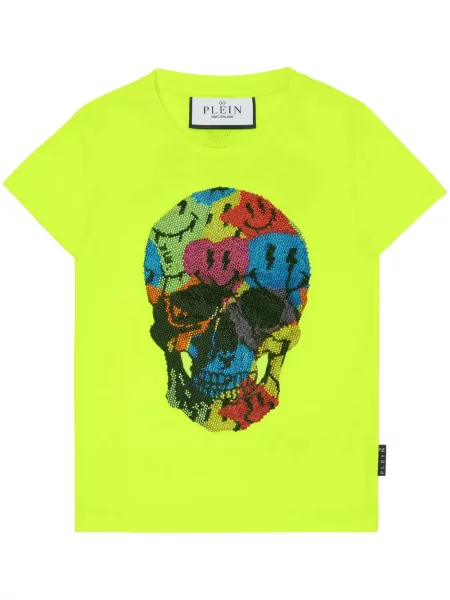 Koszulka dziecięca Philipp Plein żółta