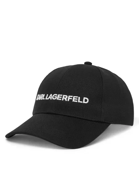 Karl Lagerfeld Čiapka / biela čierna