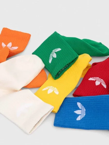 ADIDAS ORIGINALS Nogavice modra / rumena / zelena / oranžna / rdeča bela