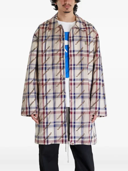 Palton A Bathing Ape® în carouri