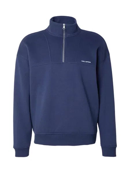 HOLLISTER Mikina CLEAN CUT CLASSICS námořnická modř