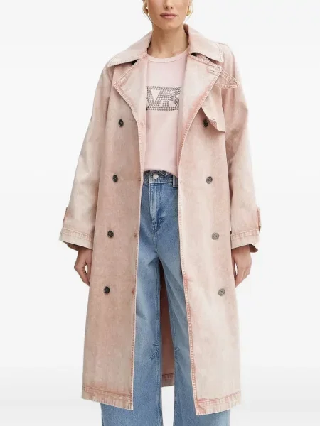 Кожаный боди Michael Michael Kors розово