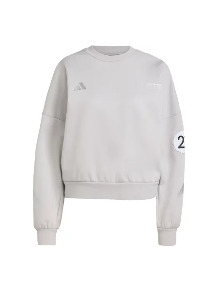 Mikina adidas Mercedes Silver Sweatshirt Grey Two M šedá