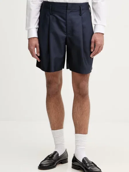 Kenzo pantaloni scurți cu lână pentru bărbați
