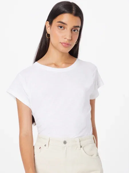 Minus Tricou Leti' alb