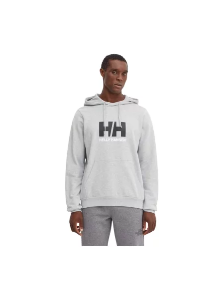 Bluza z kapturem Helly Hansen z kapturem szara