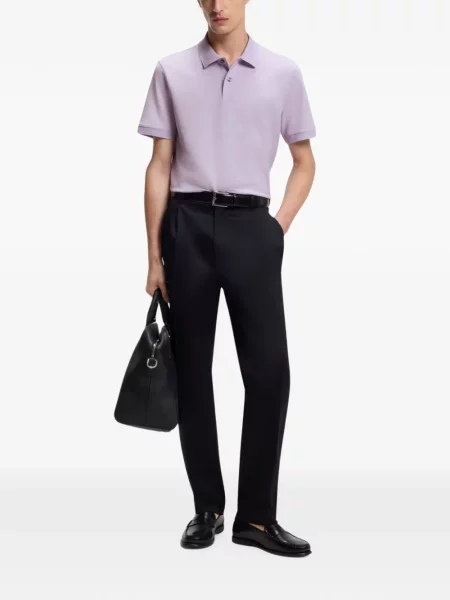 Tricou polo Boss violet