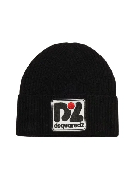 Czapka dziecięca Dsquared2 czarna