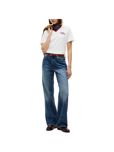 Tricou Tommy Hilfiger bej