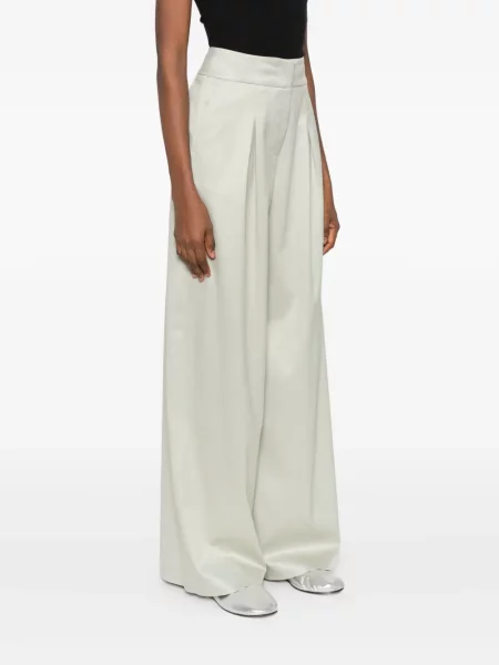 Pantaloni Peserico plisate verde