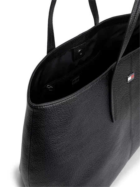 Geantă Tommy Jeans Tjw Slouchy City Tote negru
