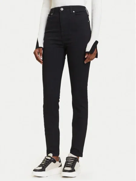 Karl Lagerfeld Jeans Blugi Skinny Fit negru