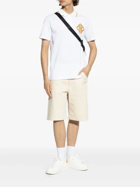 Polo Versace cu broderie alb