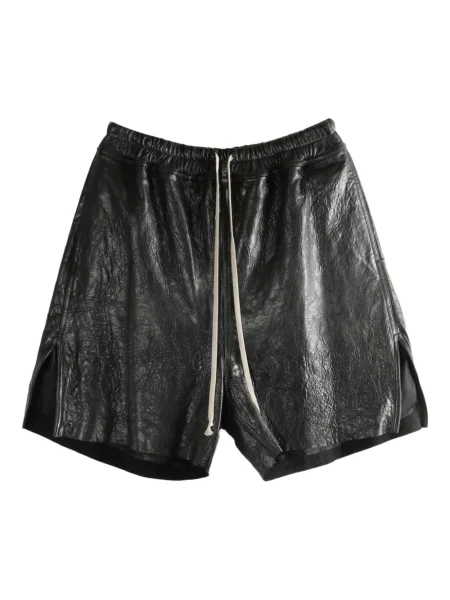Pantaloni scurți Rick Owens cu crăpătură negru