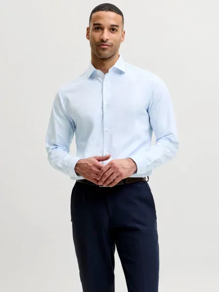 JACK & JONES Cămașă JPRBLAParker pastel albastru