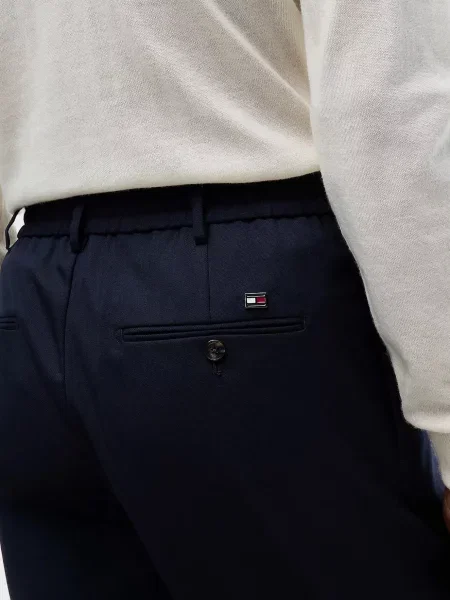Шерстяные брюки Tommy Hilfiger синие