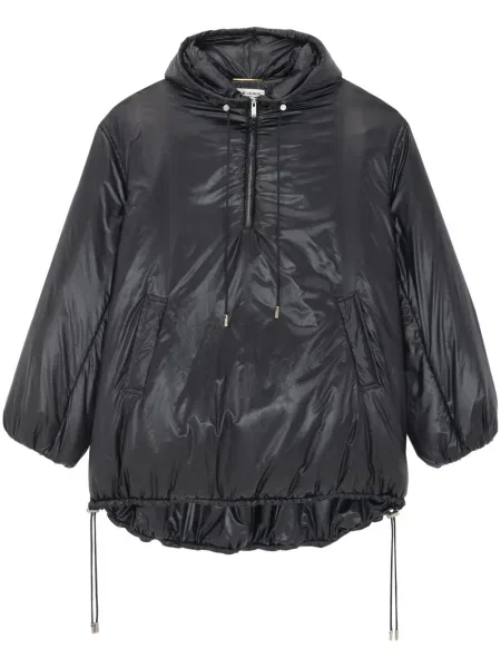Anorak Saint Laurent ocieplana czarna