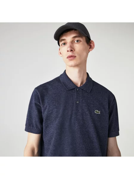 Поло Lacoste синее