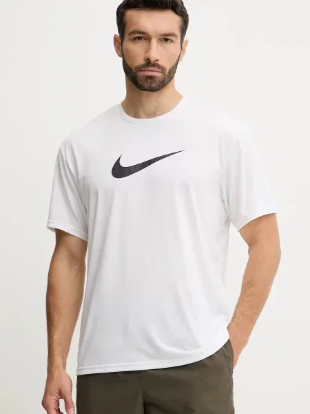 Nike Tréninkové tričko bílé