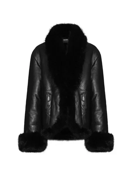 Geanta de piele Rotate Birger Christensen negru