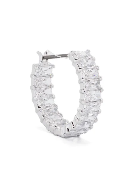 Cercei Swarovski argintiu