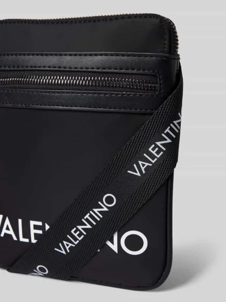 Torba na długim pasku z nadrukiem z logo model ‘Bandoliera’ Valentino czarna