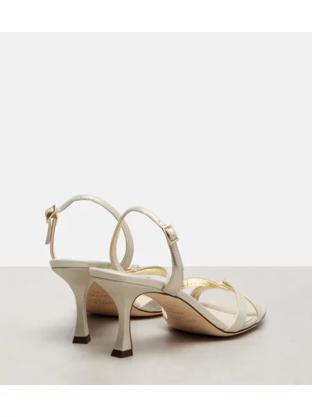 Sandale Jimmy Choo din piele auriu