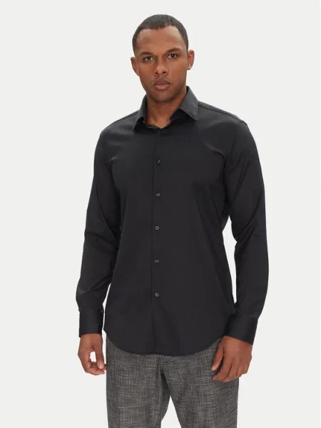 BOSS Ing P-Hank Slim Fit fekete