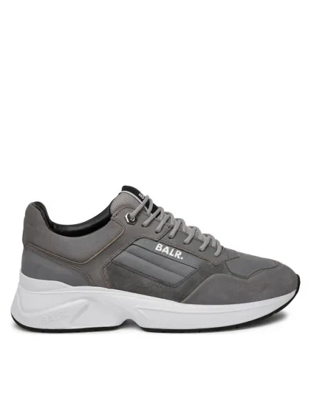 Кожени маратонки BALR. Brand Luxe Runner сиво