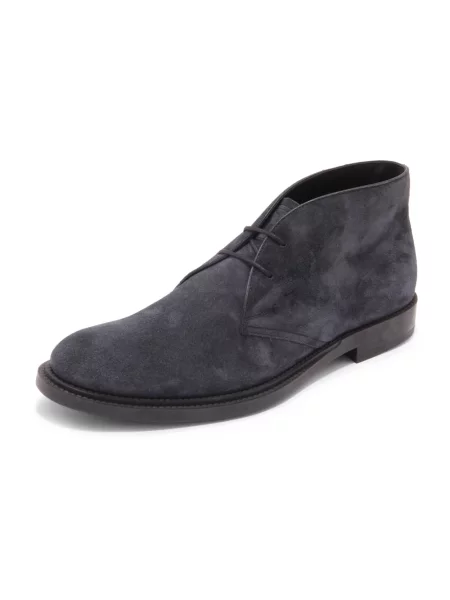 Botki Tod's zamszowe niebieskie