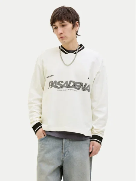 Jack&Jones Mikina Horizon Oversize biela