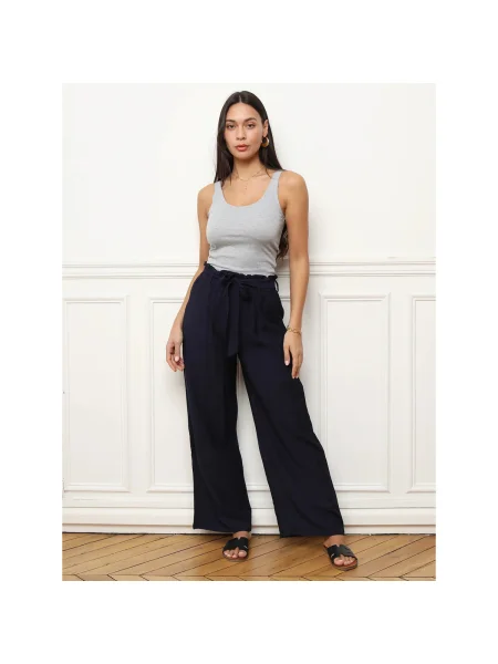 Pantaloni La Modeuse albastru