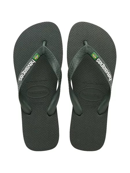 Natikače Havaianas BRASIL LOGO zelena